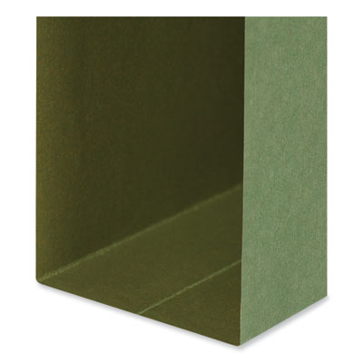 Universal® Box Bottom Hanging File Folders, 3" Capacity, Letter Size, 1/5-Cut Tabs, Standard Green, 25/Box OrdermeInc OrdermeInc