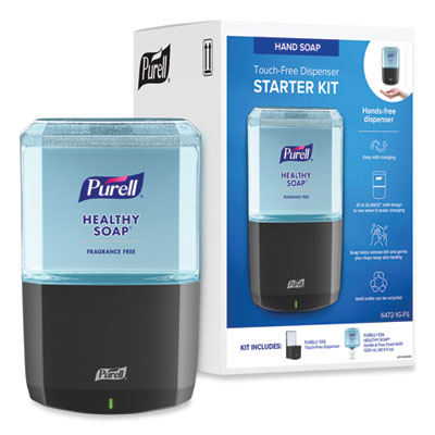 PURELL® HEALTHY SOAP Gentle & Free Foam ES6 Starter Kit, 1,200 mL, Graphite OrdermeInc OrdermeInc