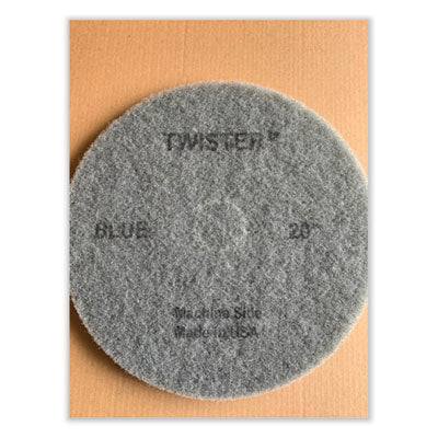 Twister Floor Pad, 20" Diameter, Blue, 2/Carton OrdermeInc OrdermeInc