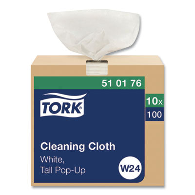 Cleaning Cloth, 8.46 x 16.13, White, 100 Wipes/Box, 10 Boxes/Carton OrdermeInc OrdermeInc