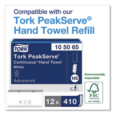 PeakServe Continuous Hand Towel Dispenser, 14.57 x 3.98 x 28.74, Black OrdermeInc OrdermeInc