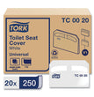 Toilet Seat Cover, Half-Fold, 14.5 x 17, White, 250/Pack, 20 Packs/Carton OrdermeInc OrdermeInc