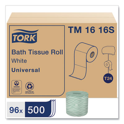 Universal Bath Tissue, Septic Safe, 2-Ply, White, 500 Sheets/Roll, 96 Rolls/Carton OrdermeInc OrdermeInc