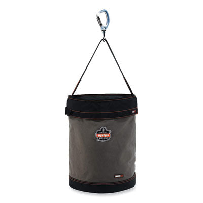 Arsenal 5945T Extra-Large Swiveling Carabiner Canvas Hoist Bucket and Top, 150 lb - OrdermeInc