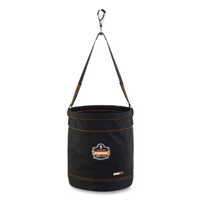 Arsenal 5970 Swiveling Hook Nylon Hoist Bucket, 100 lb, Black - OrdermeInc