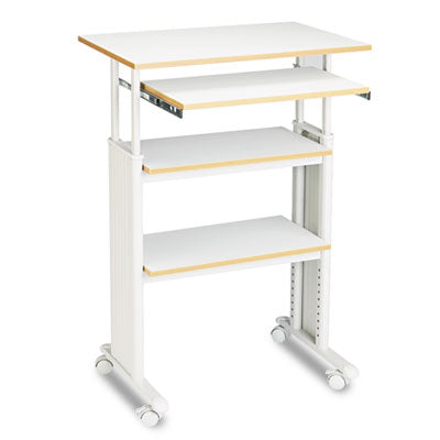 Muv Stand-Up Adjustable-Height Desk, 29.5" x 22" x 35" to 49", Gray OrdermeInc OrdermeInc