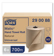 Matic Hardwound Roll Towel, 1-Ply, 7.7" x 700 ft, Natural, 857/Roll, 6 Rolls/Carton OrdermeInc OrdermeInc