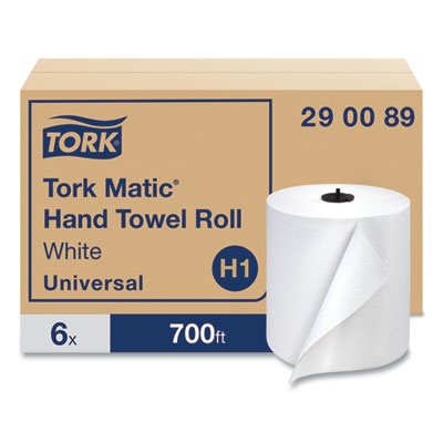 Advanced Matic Hand Towel Roll, 1-Ply, 7.7" x 700 ft, White, 6 Rolls/Carton OrdermeInc OrdermeInc