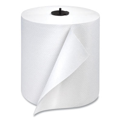 Paper Wiper Roll Towel, 1-Ply, 7.68" x 1,150 ft, White, 4 Rolls/Carton OrdermeInc OrdermeInc