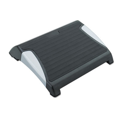 Safco® Restease Adjustable Footrest, 15.5w x 13.75d x 3.25 to 5h, Black/Silver OrdermeInc OrdermeInc