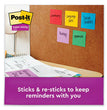 Post-it® Notes Super Sticky Self-Stick Notes, 3" x 3", Saffron Red, 90 Sheets/Pad, 5 Pads/Pack - OrdermeInc