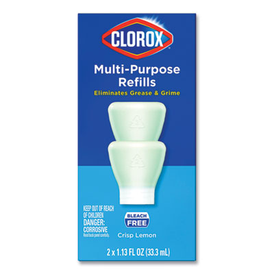 Clorox Multipurpose Degreaser Cleaner Refill Pods, Crisp Lemon Scent, 2 Pods/Box, 8 Boxes/Carton OrdermeInc OrdermeInc