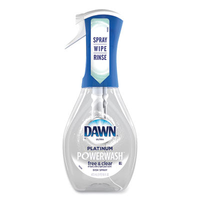 Dawn® Platinum Powerwash Dish Spray, Free & Clear, Unscented, 16 oz Spray Bottle - OrdermeInc