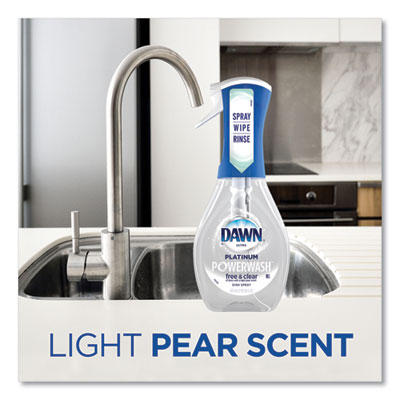 Dawn® Platinum Powerwash Dish Spray, Free & Clear, Unscented, 16 oz Spray Bottle - OrdermeInc