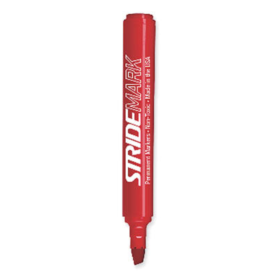 StrideMark Permanent Marker, Fine Bullet Tip, Red, 12/Pack OrdermeInc OrdermeInc