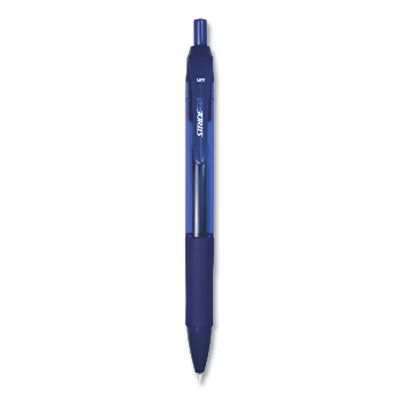 StrideRio Gel Pen, Retractable, Medium 0.7 mm, Blue Ink, Translucent Blue Barrel, 12/Box OrdermeInc OrdermeInc