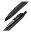 207 Plus+ Gel Pen, Retractable, Medium 0.7 mm, Blue Ink, Black Barrel, 4/Pack OrdermeInc OrdermeInc