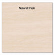 Essentials Writing Table-Desk, 42" x 23.82" x 29.53", Natural Wood/Silver OrdermeInc OrdermeInc