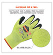 ProFlex 7021-CASE Hi-Vis Nitrile Coated CR Gloves, Lime, X-Large, 144 Pairs/Carton - OrdermeInc