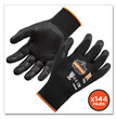ProFlex 7001-CASE Nitrile Coated Gloves, Black, 2X-Large, 144 Pairs/Carton - OrdermeInc
