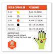 ProFlex 7041-CASE ANSI A4 Nitrile Coated CR Gloves, Lime, 2X-Large, 144 Pairs/Carton - OrdermeInc