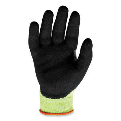 ProFlex 7041 ANSI A4 Nitrile-Coated CR Gloves, Lime, Small, Pair - OrdermeInc
