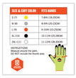 ProFlex 7041-CASE ANSI A4 Nitrile Coated CR Gloves, Lime, X-Large, 144 Pairs/Carton - OrdermeInc