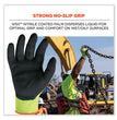 ProFlex 7021-CASE Hi-Vis Nitrile Coated CR Gloves, Lime, X-Large, 144 Pairs/Carton - OrdermeInc