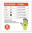 ProFlex 7021-CASE Hi-Vis Nitrile Coated CR Gloves, Lime, Small, 144 Pairs/Carton - OrdermeInc