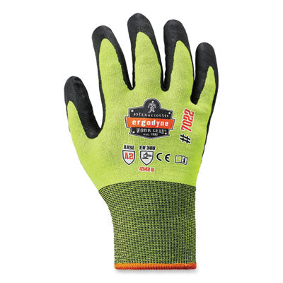 ProFlex 7022-CASE ANSI A2 Coated CR Gloves DSX, Lime, Small, 144 Pairs/Carton - OrdermeInc