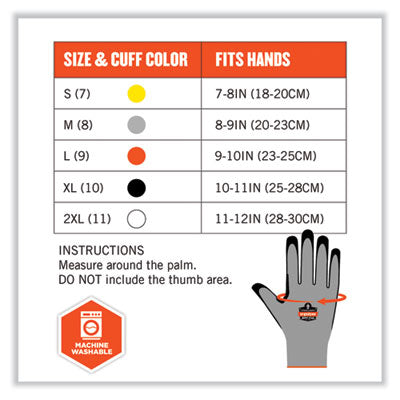 ProFlex 7031-CASE ANSI A3 Nitrile-Coated CR Gloves, Gray, Medium, 144 Pairs/Carton - OrdermeInc