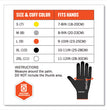 ProFlex 7001-CASE Nitrile Coated Gloves, Black, X-Large, 144 Pairs/Carton - OrdermeInc