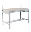 Precision Four-Post Drafting Table Base, 56.5w x 30.5d x 35.5h, Gray OrdermeInc OrdermeInc