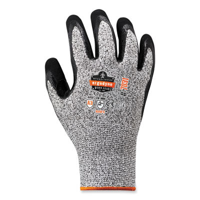 ProFlex 7031-CASE ANSI A3 Nitrile-Coated CR Gloves, Gray, X-Large, 144 Pairs/Carton - OrdermeInc