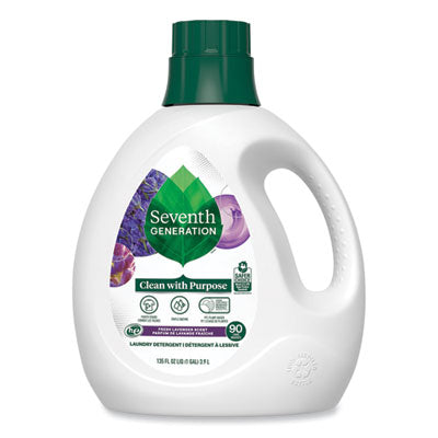 Natural Liquid Laundry Detergent, Fresh Lavender, 135 oz Bottle, 4/Carton - OrdermeInc