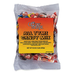 OFFICE SNAX, INC. Candy Assortments, All Tyme Candy Mix, 1 lb Bag - OrdermeInc