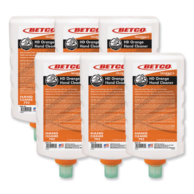 HD Orange Hand Cleaner Refill, Citrus Zest, 2 L Refill Bottle for Triton Dispensers, 6/Carton OrdermeInc OrdermeInc