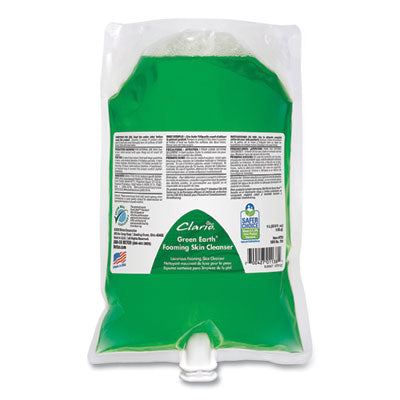 BETCO CORPORATION Green Earth Foaming Skin Cleanser Refill, Fresh Meadow, 1,000 mL Refill Bag, 6/Carton - OrdermeInc