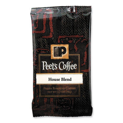 PEETS Coffee Portion Packs, House Blend, 2.5 oz Frack Pack, 18/Box - OrdermeInc