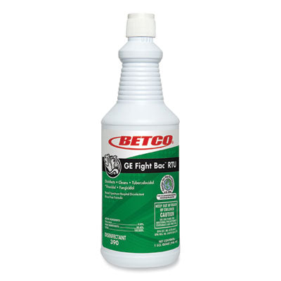 GE Fight Bac RTU Disinfectant, Fresh Scent, 32 oz Bottle, 12/Carton OrdermeInc OrdermeInc