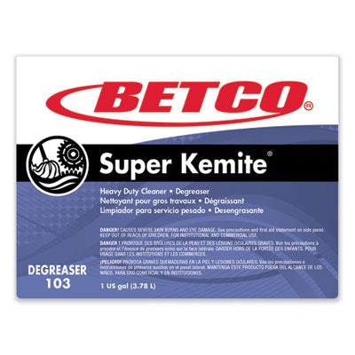 Super Kemite Butyl Degreaser, Cherry Scent, 1 gal Bottle, 4/Carton OrdermeInc OrdermeInc