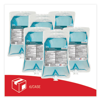 Clario Advanced Alcohol Foaming Sanitizer, 1,000 mL Bag, Citrus, 6/Carton OrdermeInc OrdermeInc