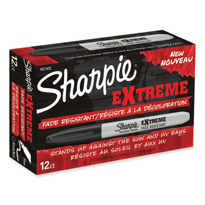 Sharpie® Extreme Marker, Fine Bullet Tip, Black, Dozen OrdermeInc OrdermeInc