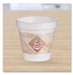 ThermoGlaze Insulated Foam Cups Stock Prints, 4 oz, White/Beige/Red, 1,000/Carton OrdermeInc OrdermeInc