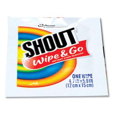 Wipe and Go Instant Stain Remover, 4.7 x 5.9, Unscented, White, 80 Packets/Carton - OrdermeInc