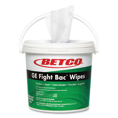 GE Fight Bac Disinfecting Wipes, 5.5 x 7, Fresh Scent, 500/Bucket, 4 Buckets/Carton OrdermeInc OrdermeInc