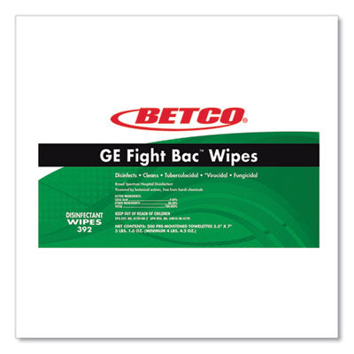 GE Fight Bac Disinfecting Wipes, 5.5 x 7, Fresh Scent, 500/Bucket, 4 Buckets/Carton OrdermeInc OrdermeInc