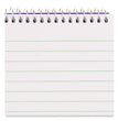 Reporters Note Pad, Medium/College Rule, Blue Cover, 80 White 4 x 8 Sheets - OrdermeInc