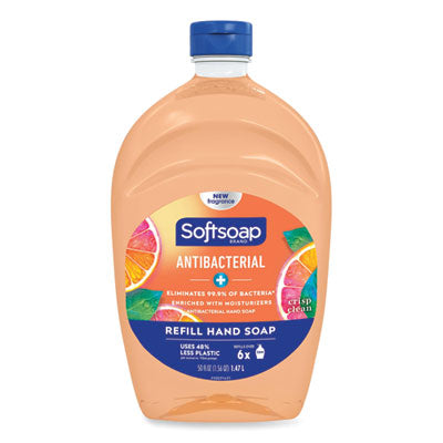 Antibacterial Liquid Hand Soap Refills, Fresh, 50 oz, Orange, 6/Carton OrdermeInc OrdermeInc