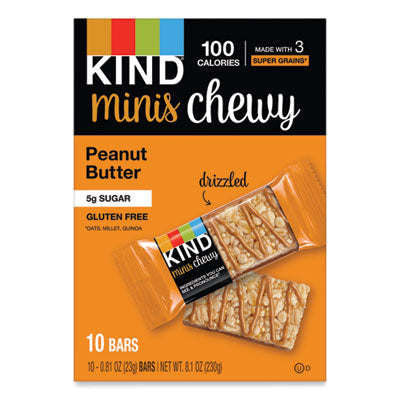 Minis Chewy, Peanut Butter, 0.81 oz 10/Pack OrdermeInc OrdermeInc